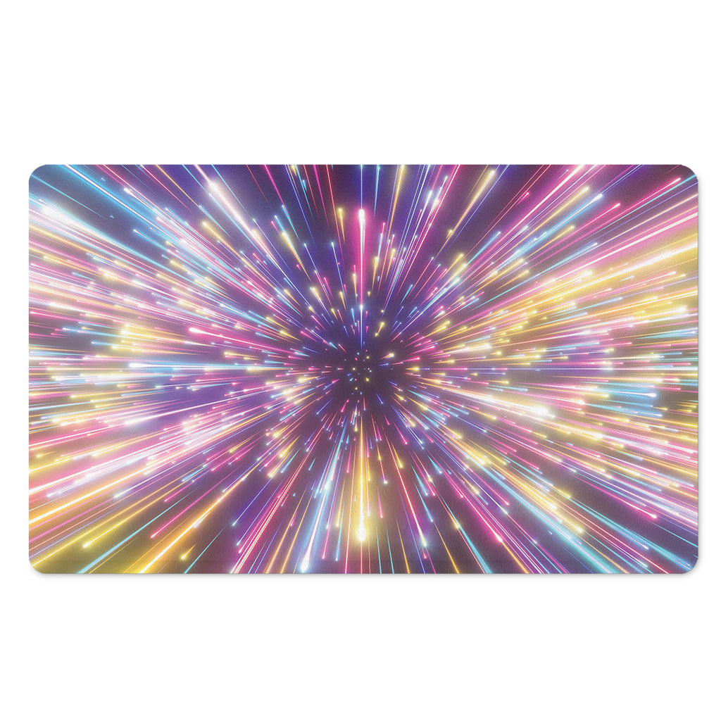 Colorful Hyperspace Print Polyester Doormat