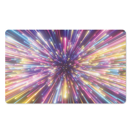 Colorful Hyperspace Print Polyester Doormat