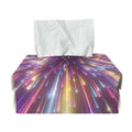 Colorful Hyperspace Print Rectangle Tissue Box Cover