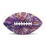 Colorful Hyperspace Print Rugby Ball