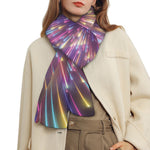 Colorful Hyperspace Print Scarf
