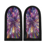 Colorful Hyperspace Print Skillet Handle Cover