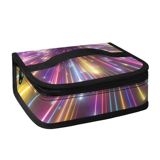 Colorful Hyperspace Print Small Lunch Bag