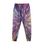 Colorful Hyperspace Print Sweatpants