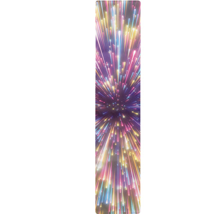 Colorful Hyperspace Print Table Runner