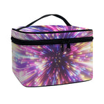 Colorful Hyperspace Print Travel Makeup Bag