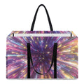 Colorful Hyperspace Print Utility Tote Bag