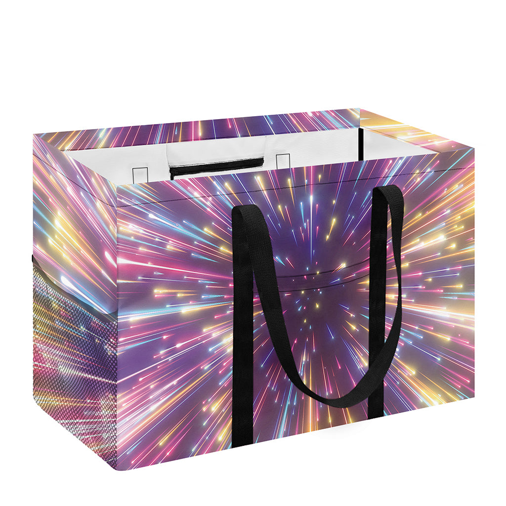 Colorful Hyperspace Print Utility Tote Bag