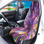 Colorful Hyperspace Print Waterproof Car Seat Cover