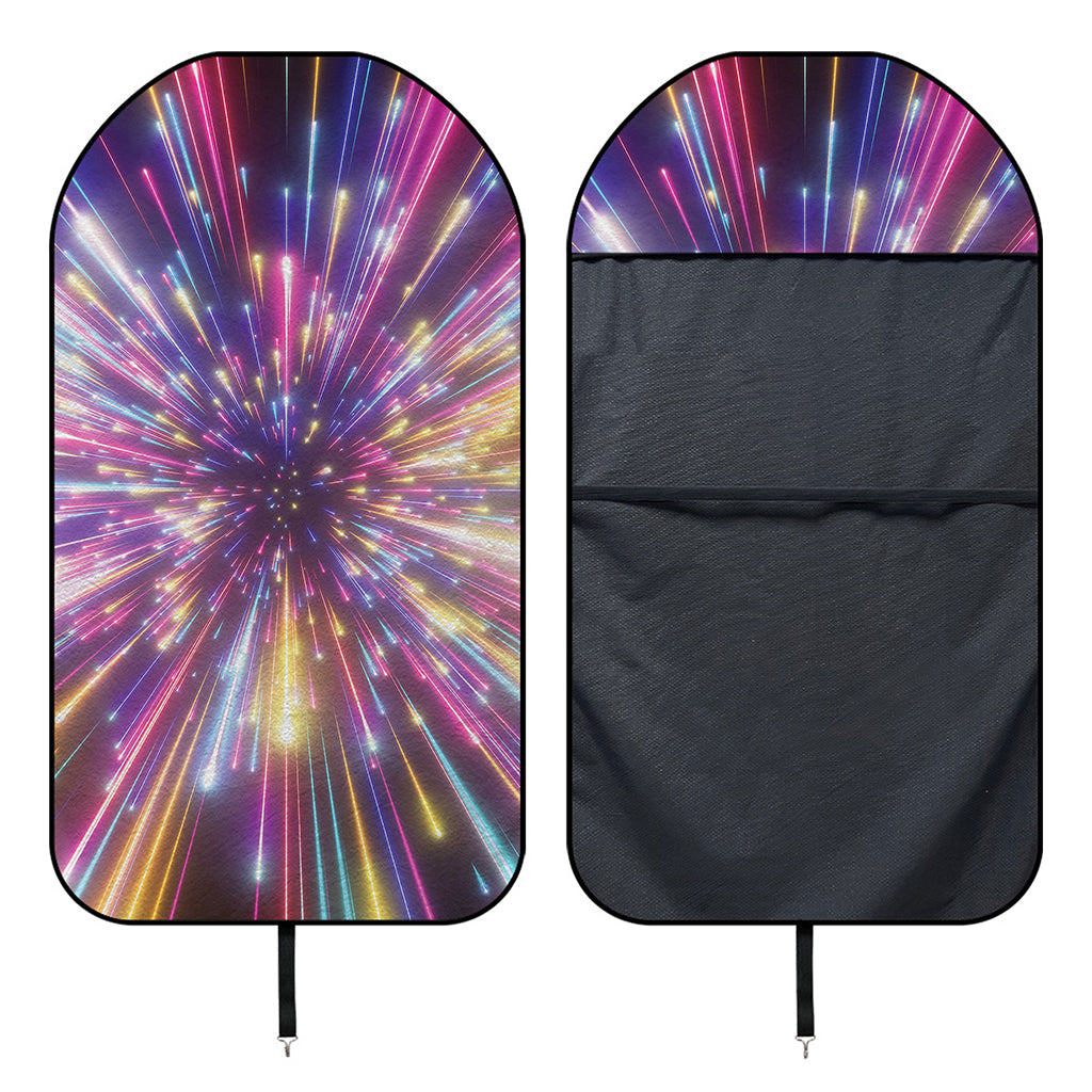 Colorful Hyperspace Print Waterproof Car Seat Cover