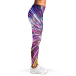 Colorful Hyperspace Print Women's Leggings