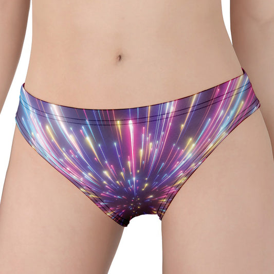 Colorful Hyperspace Print Women's Panties