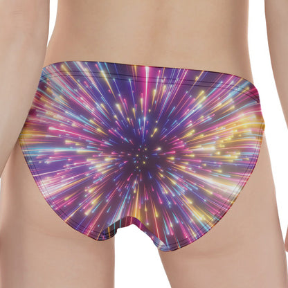 Colorful Hyperspace Print Women's Panties