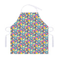 Colorful Ice Cream Pattern Print Adjustable Apron
