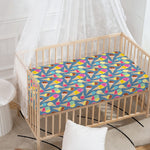 Colorful Ice Cream Pattern Print Baby Crib Sheet