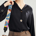 Colorful Ice Cream Pattern Print Bag Strap