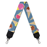 Colorful Ice Cream Pattern Print Bag Strap
