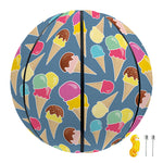 Colorful Ice Cream Pattern Print Basketball