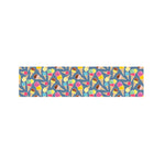 Colorful Ice Cream Pattern Print Bed Runner