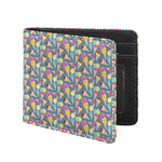 Colorful Ice Cream Pattern Print Bifold Wallet