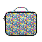 Colorful Ice Cream Pattern Print Briefcase Bible Bag