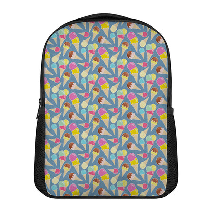 Colorful Ice Cream Pattern Print Casual Backpack