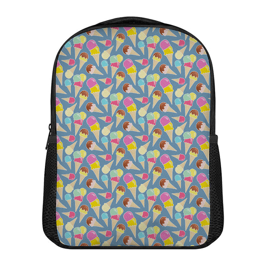 Colorful Ice Cream Pattern Print Casual Backpack