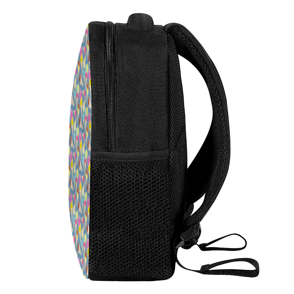 Colorful Ice Cream Pattern Print Casual Backpack