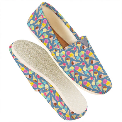 Colorful Ice Cream Pattern Print Casual Shoes