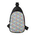 Colorful Ice Cream Pattern Print Sling Bag