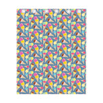 Colorful Ice Cream Pattern Print Curtain