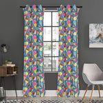 Colorful Ice Cream Pattern Print Curtain