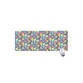 Colorful Ice Cream Pattern Print Extended Mouse Pad