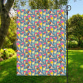 Colorful Ice Cream Pattern Print Garden Flag
