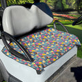 Colorful Ice Cream Pattern Print Golf Cart Seat Cover