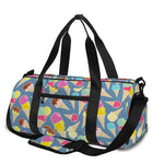 Colorful Ice Cream Pattern Print Gym Bag