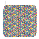 Colorful Ice Cream Pattern Print Hand Towel