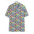 Colorful Ice Cream Pattern Print Hawaiian Shirt