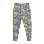 Colorful Ice Cream Pattern Print Jogger Pants