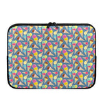 Colorful Ice Cream Pattern Print Laptop Sleeve