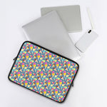 Colorful Ice Cream Pattern Print Laptop Sleeve