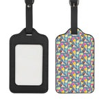 Colorful Ice Cream Pattern Print Luggage Tag