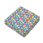 Colorful Ice Cream Pattern Print Outdoor Seat Cushion Cover