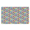 Colorful Ice Cream Pattern Print Polyester Doormat