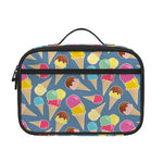 Colorful Ice Cream Pattern Print Portable Lunch Bag