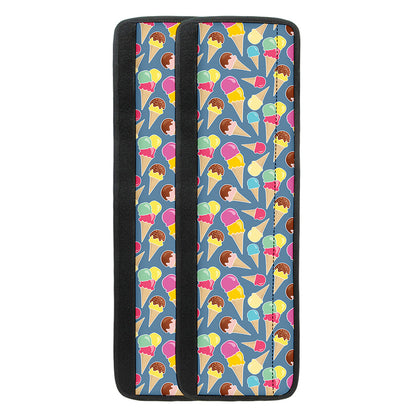 Colorful Ice Cream Pattern Print Refrigerator Handle Covers