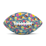 Colorful Ice Cream Pattern Print Rugby Ball