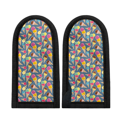 Colorful Ice Cream Pattern Print Skillet Handle Cover