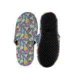 Colorful Ice Cream Pattern Print Slippers