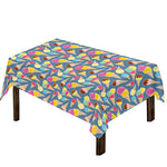 Colorful Ice Cream Pattern Print Tablecloth